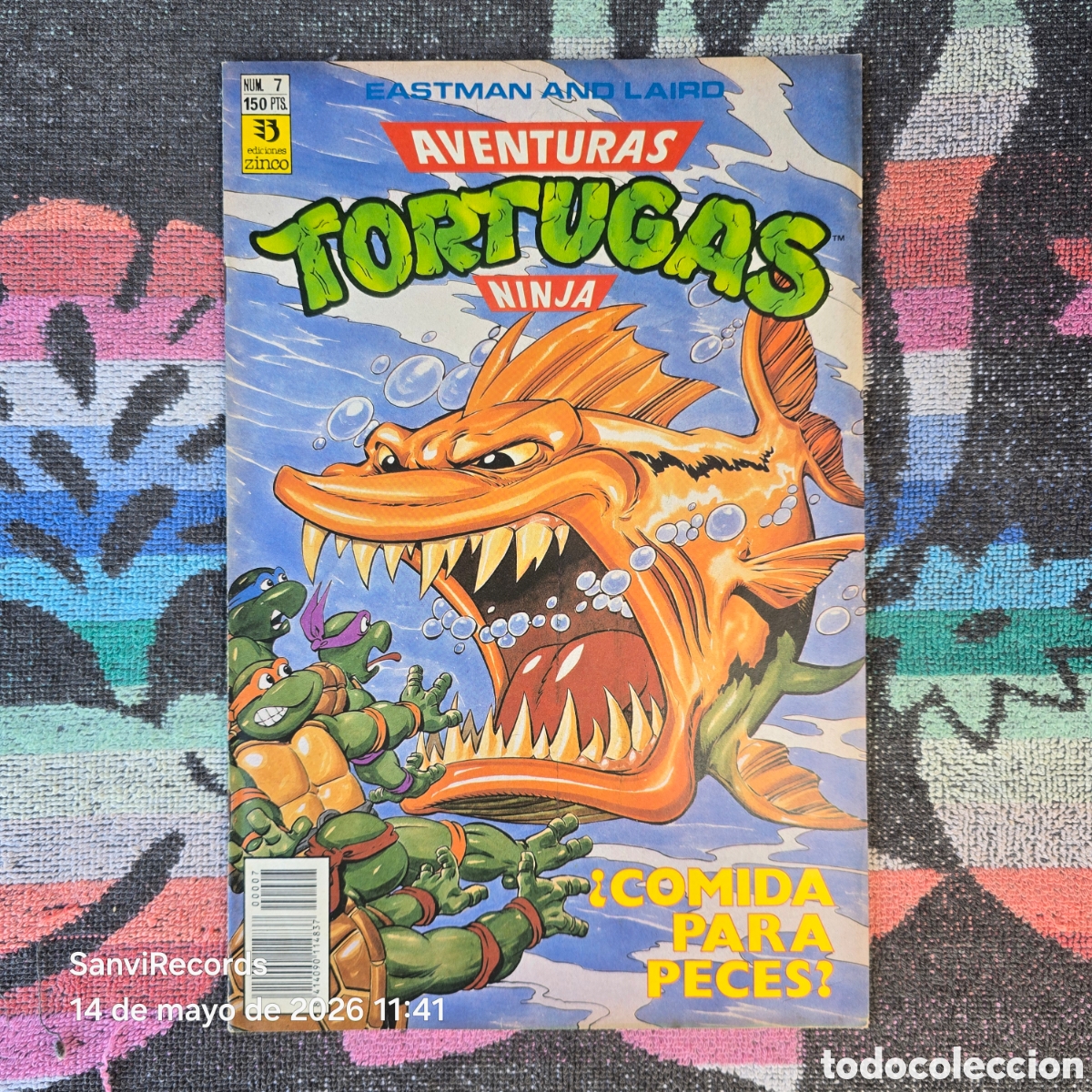 C&oacute;mics: AVENTURAS TORTUGAS NINJA 7 (EASTMAN AND LAIRE) (ZINCO)