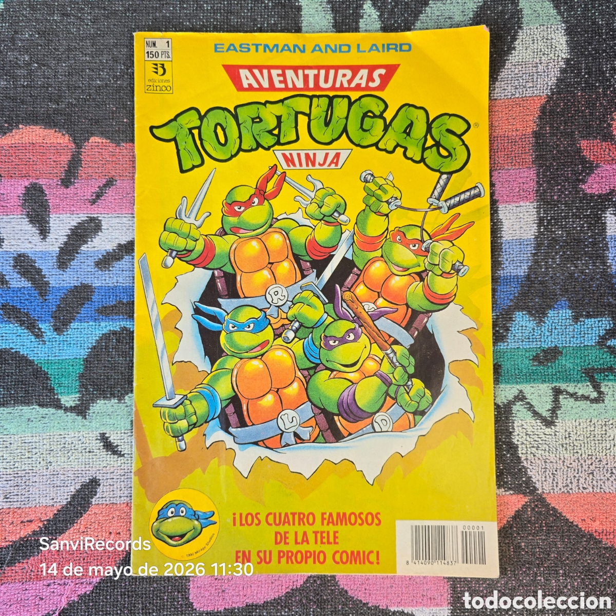 C&oacute;mics: AVENTURAS TORTUGAS NINJA 1 (EASTMAN AND LAIRE) (ZINCO)