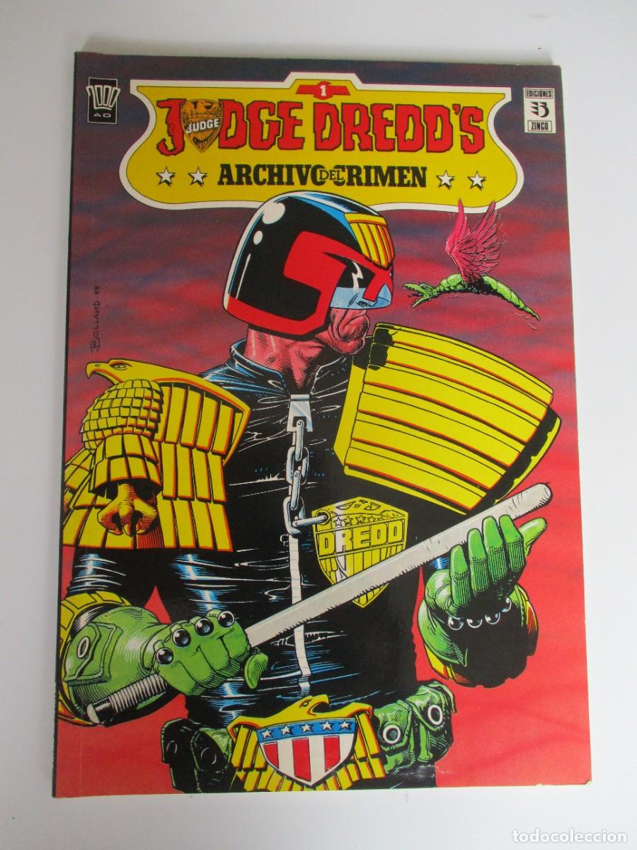 C&oacute;mics: JUEZ DREDD (1990, ZINCO) -ARCHIVO DEL CRIMEN- 1 &middot; 1990 &middot; JUDGE DREDD'S ARCHIVO DEL CRIMEN