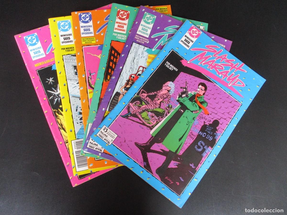 C&oacute;mics: SLASH MARAUD (1990, ZINCO) SLASH MARAUD III-1990 a VIII-1990 6 n&uacute;meros