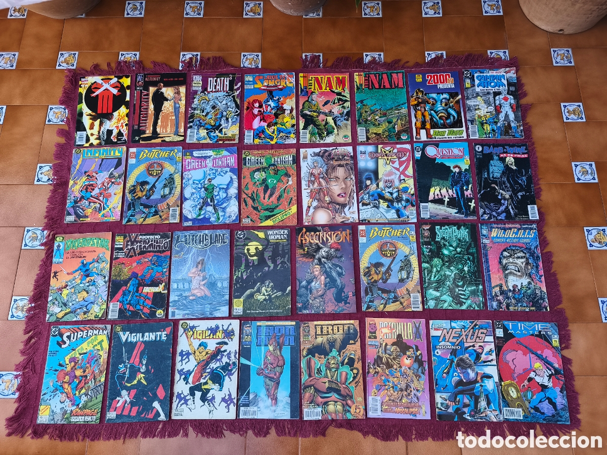 C&oacute;mics: LOTE DE COMICS VARIOS T&Iacute;TULOS MARVEL Y DC EDICIONES ZINCO Y OTRAS, SUPERMAN, GREEN LANTER, VIGILANTE