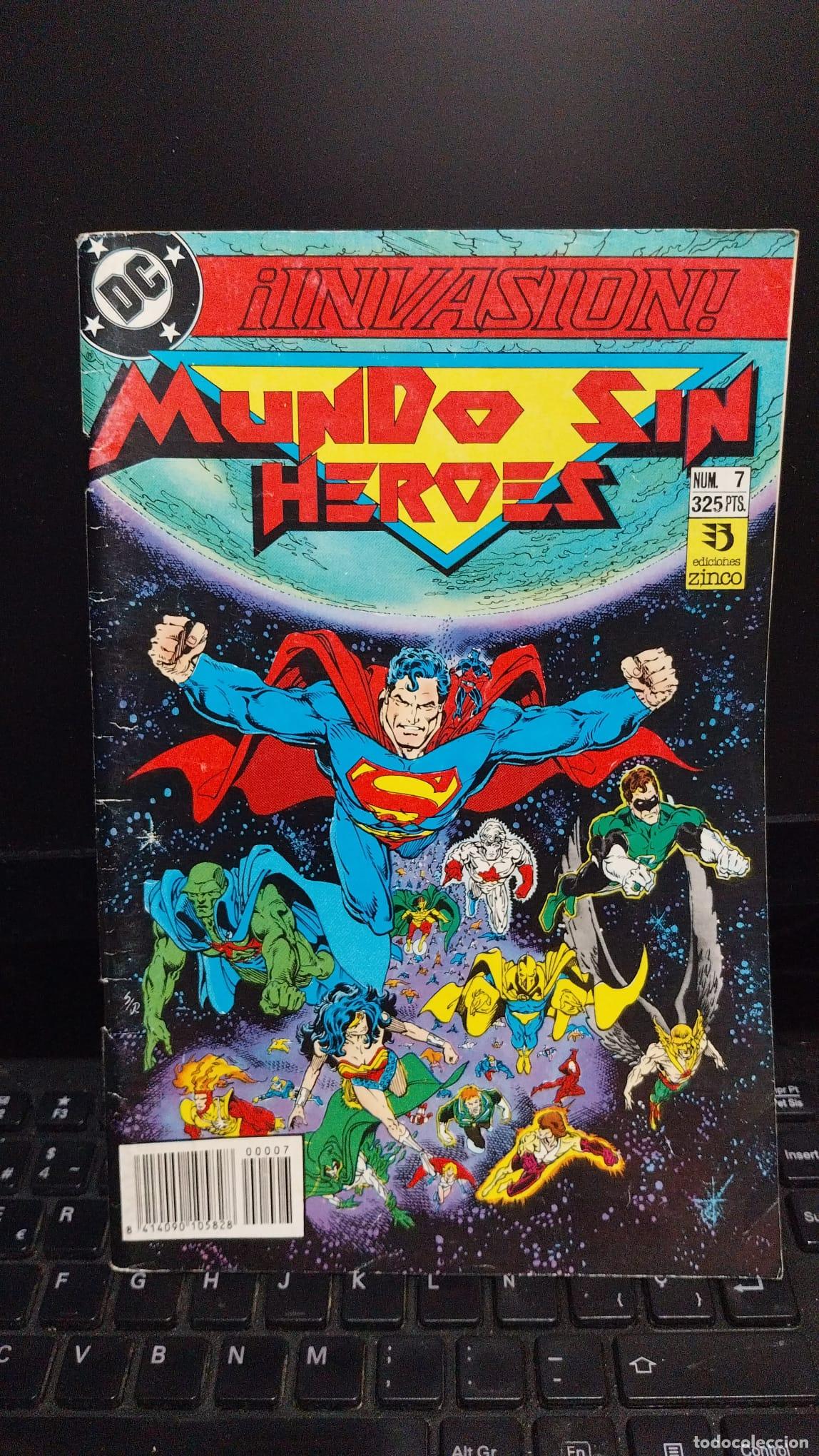 C&oacute;mics: INVASION N&ordm; 7 : MUNDO SIN HEROE / ZINCO BUEN ESTADO arx198