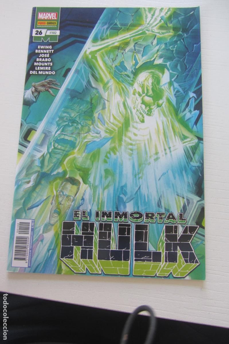 C&oacute;mics: EL INMORTAL HULK N&ordm; 26 (EL INCREIBLE HULK VOL.2 N&ordm; 102) - PANINI BUEN ESTADO arx198