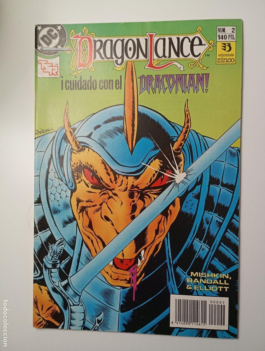 C&oacute;mics: DRAGONLANCE N&ordm; 2. CUIDADO CON EL DRACONIAN. EDICIONES ZINCO. TDKR93 - Foto 1