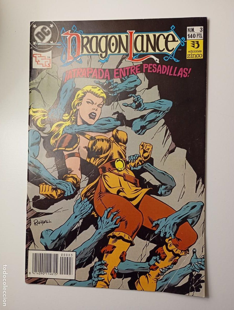 C&oacute;mics: DRAGONLANCE N&ordm; 3. ATRAPADA ENTRE PESADILLAS. EDICIONES ZINCO. TDKR79