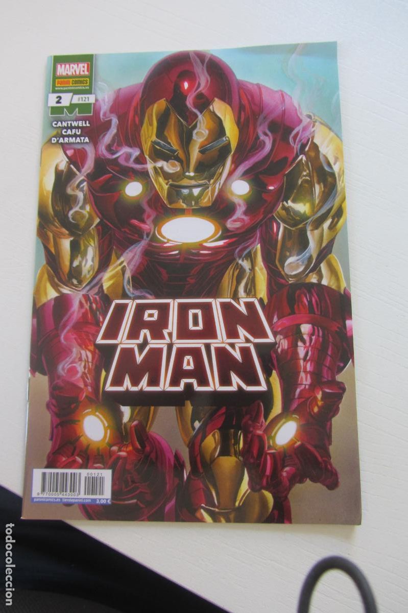 C&oacute;mics: IRON MAN VOL.2 N&ordm; 121 / 2 Christopher Cantwell y Cafu Marvel PANINI BUEN ESTADO arx68