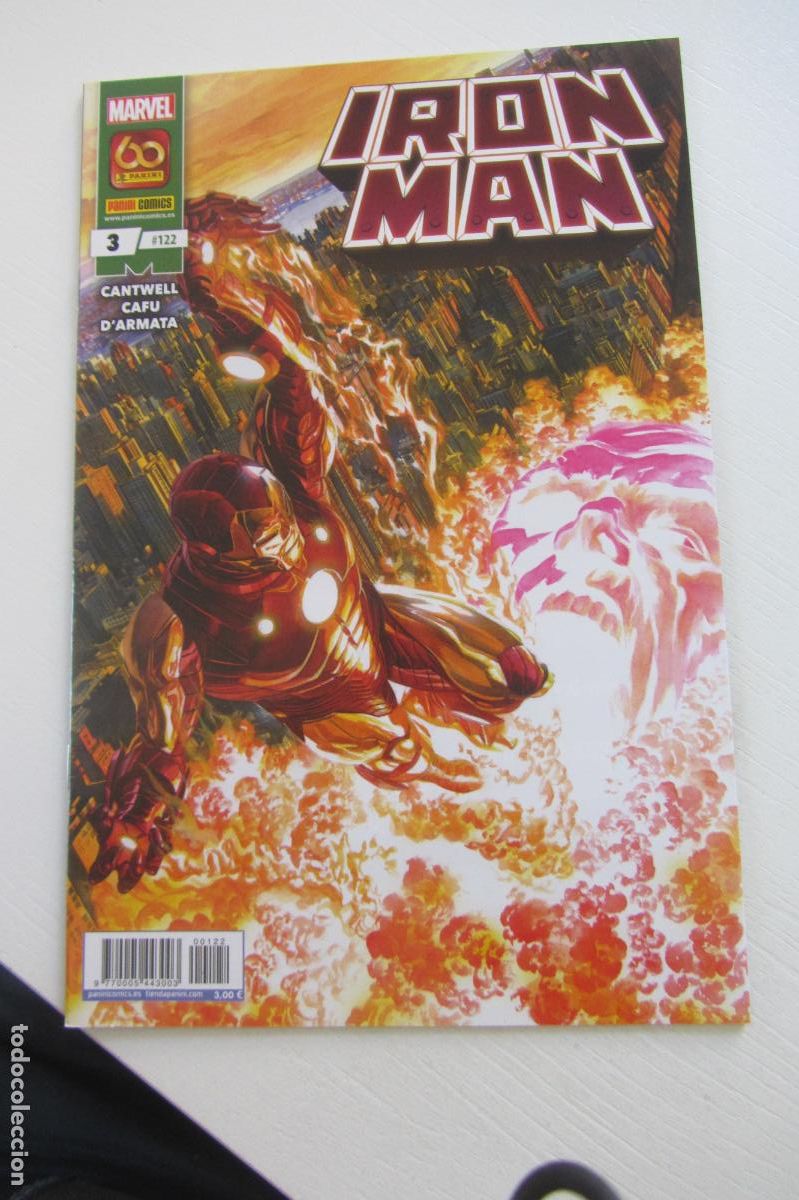 C&oacute;mics: IRON MAN N&ordm; 3 / 122 Christopher Cantwell y Cafu Marvel PANINI BUEN ESTADO arx68