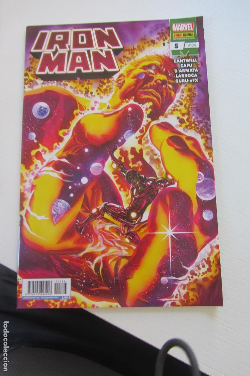 C&oacute;mics: IRON MAN N&ordm; 5 / 124 Christopher Cantwell y Cafu Marvel PANINI BUEN ESTADO arx68
