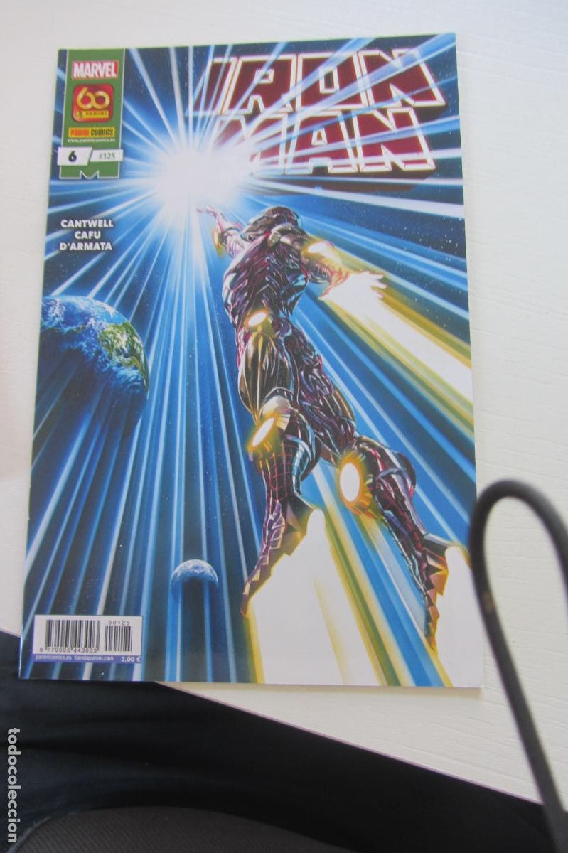 C&oacute;mics: IRON MAN N&ordm; 6 / 125 Christopher Cantwell y Cafu Marvel PANINI BUEN ESTADO arx68