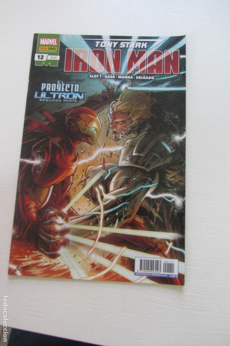 C&oacute;mics: TONY STARK IRON MAN N&ordm; 111 / 12 : PROYECTO ULTRON SEGUNDA PARTE - DAN SLOTT PANINI BUEN ESTADO arx68