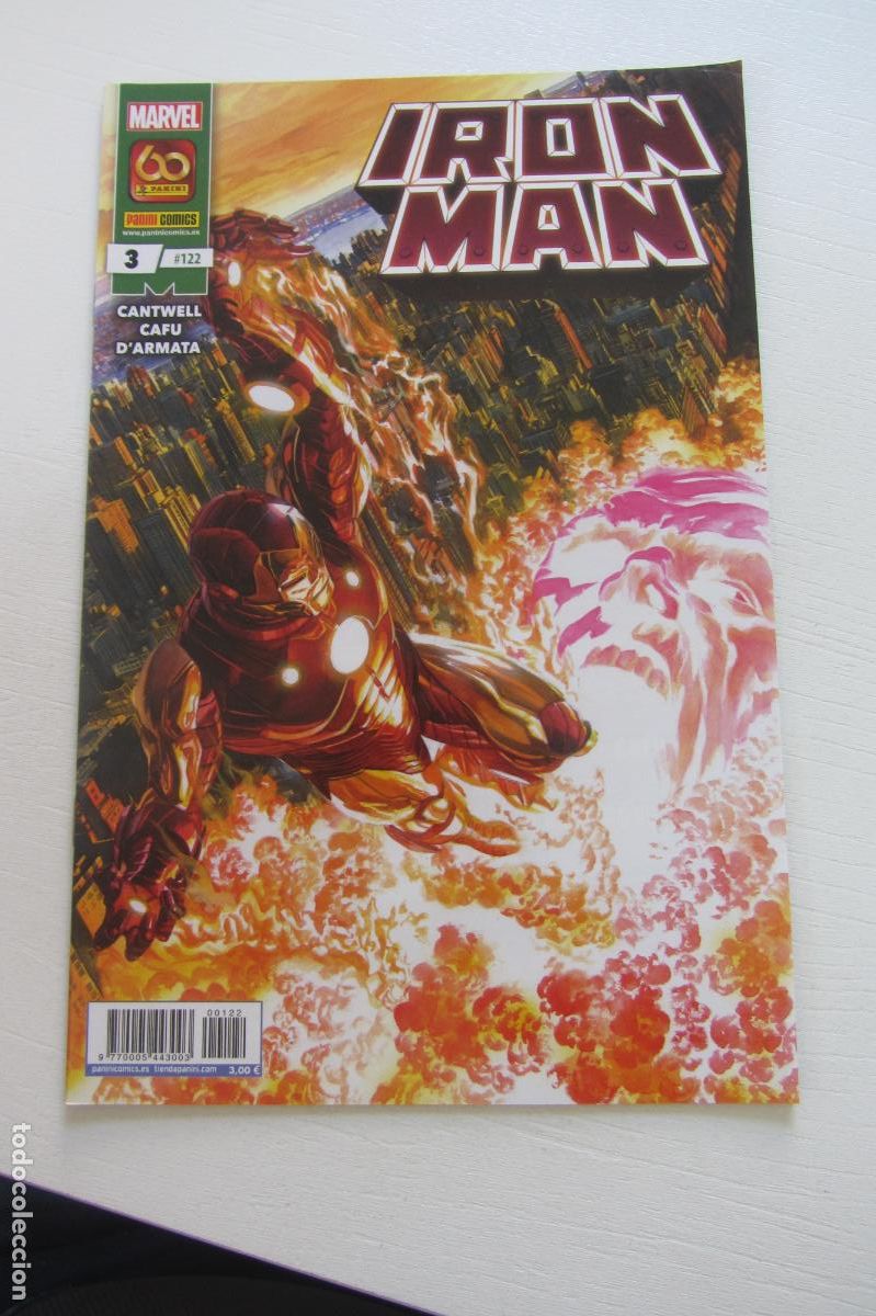 C&oacute;mics: IRON MAN N&ordm; 3 / 122 Christopher Cantwell y Cafu Marvel PANINI BUEN ESTADO arx68