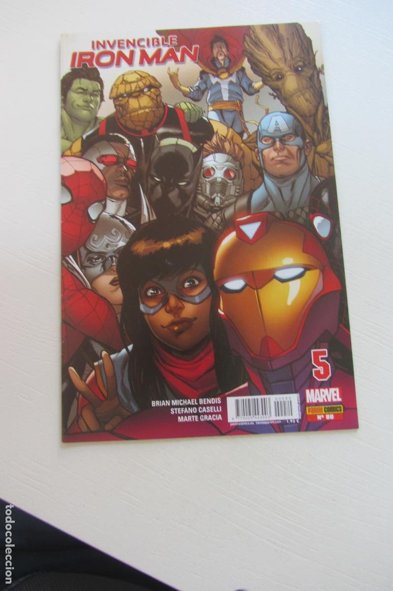 C&oacute;mics: INVENCIBLE IRON MAN VOL.2 N&ordm; 80 / 5 IRONHEART ( 2011/&hellip; ) PANINI BUEN ESTADO arx68