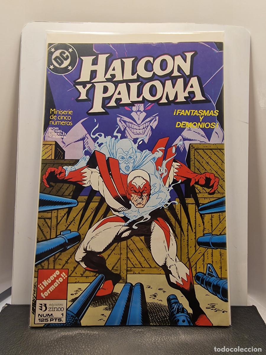 C&oacute;mics: HALCON Y PALOMA Ediciones Zinco, S. A. Lote completo 5 numeros - Foto 1