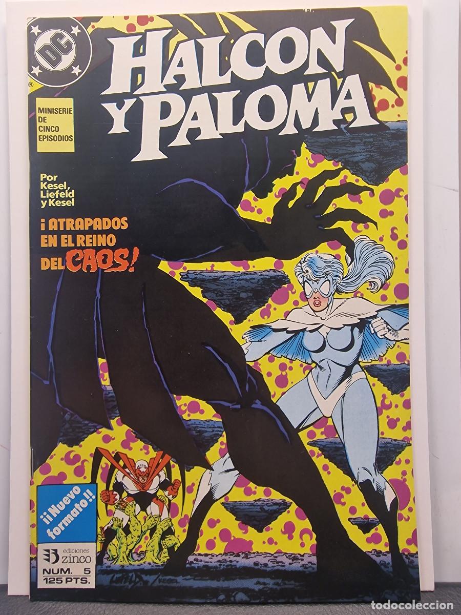 C&oacute;mics: HALCON Y PALOMA Ediciones Zinco, S. A. Lote completo 5 numeros - Foto 2