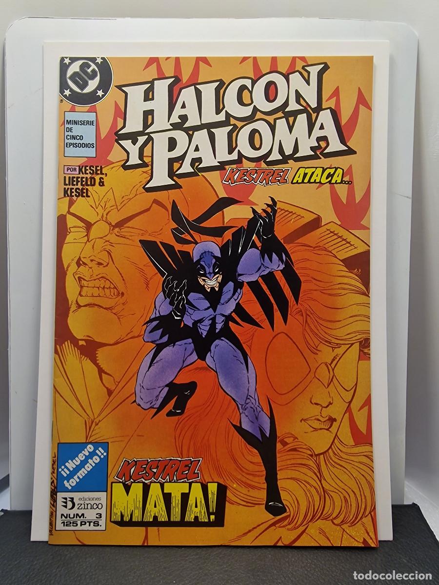 C&oacute;mics: HALCON Y PALOMA Ediciones Zinco, S. A. Lote completo 5 numeros - Foto 4