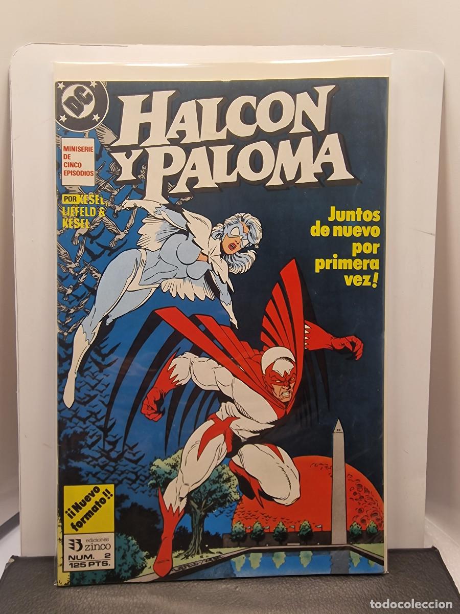C&oacute;mics: HALCON Y PALOMA Ediciones Zinco, S. A. Lote completo 5 numeros - Foto 5