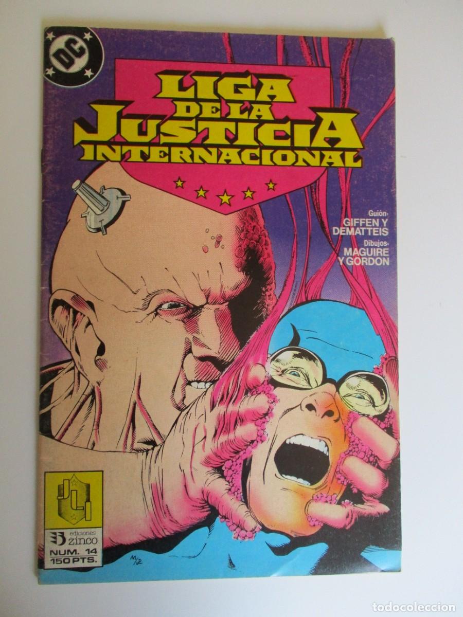 C&oacute;mics: LIGA DE LA JUSTICIA / INTERNACIONAL / AMERICA (1988, ZINCO) 14 &middot; V-1989 &middot; LIGA DE LA JUSTICIA INTERN