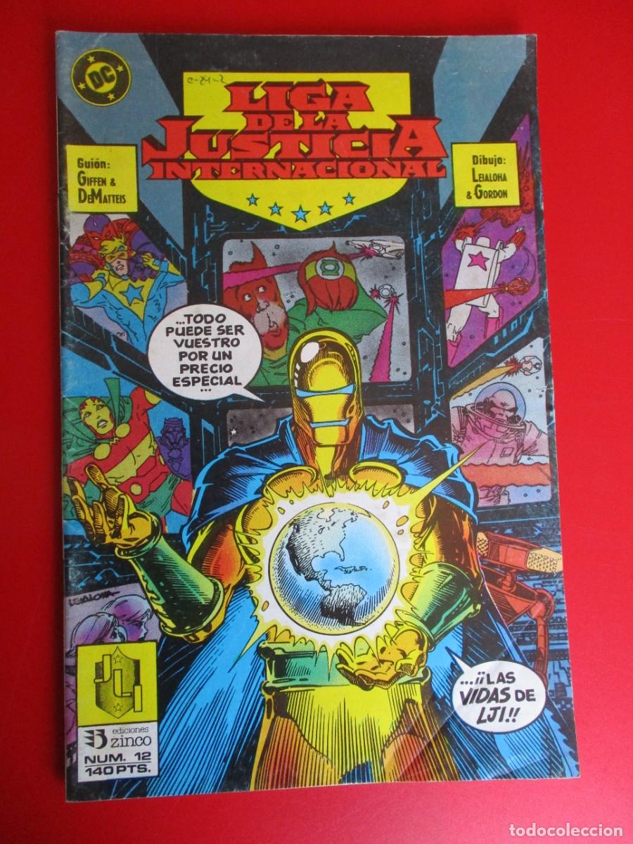 C&oacute;mics: LIGA DE LA JUSTICIA / INTERNACIONAL / AMERICA (1988, ZINCO) 12 &middot; III-1989 &middot; LIGA DE LA JUSTICIA INTE