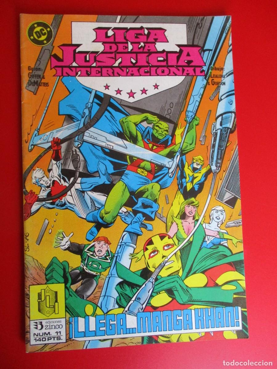C&oacute;mics: LIGA DE LA JUSTICIA / INTERNACIONAL / AMERICA (1988, ZINCO) 11 &middot; II-1989 &middot; LIGA DE LA JUSTICIA INTE