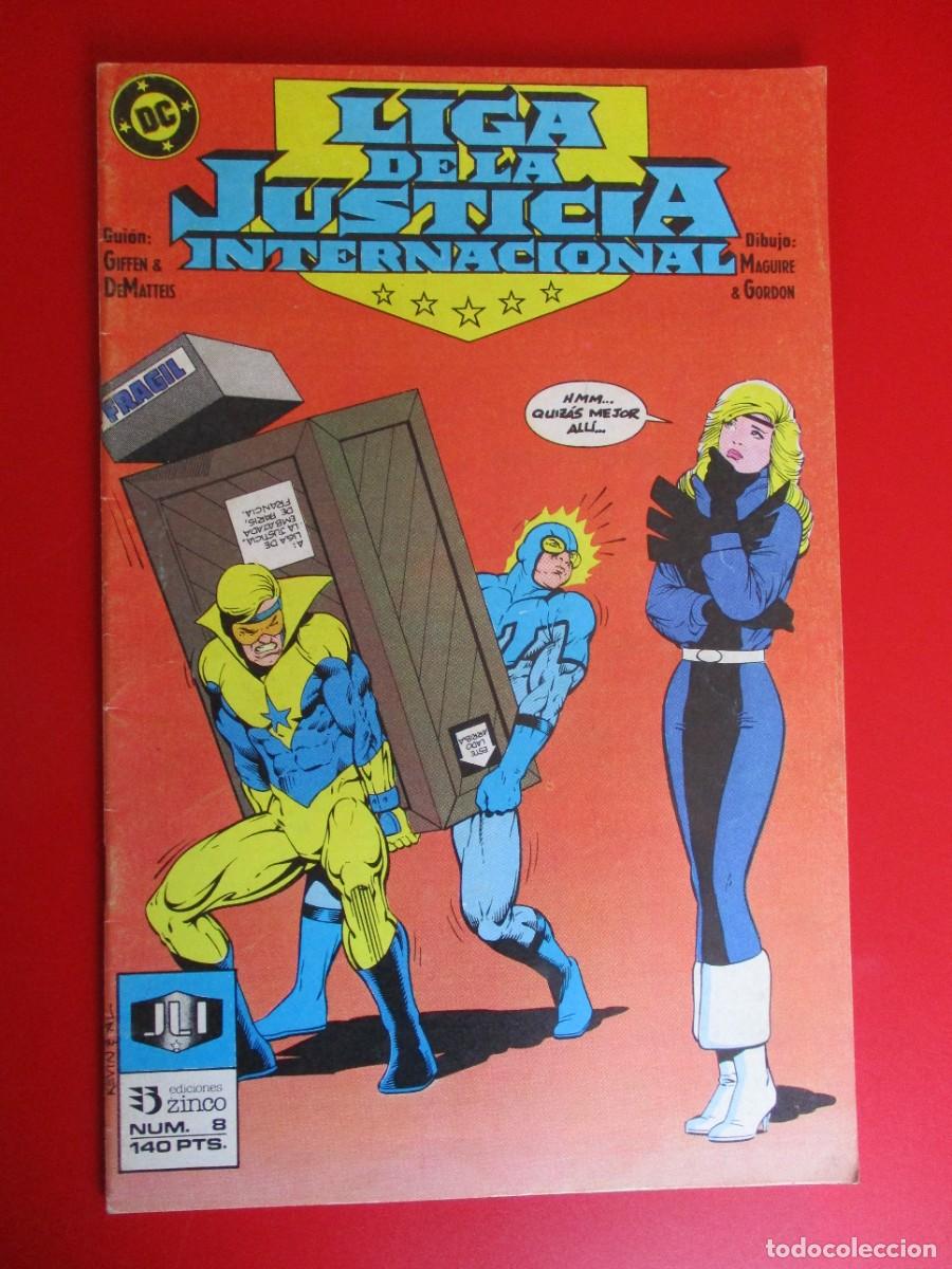 C&oacute;mics: LIGA DE LA JUSTICIA / INTERNACIONAL / AMERICA (1988, ZINCO) 8 &middot; XI-1988 &middot; LIGA DE LA JUSTICIA INTERN
