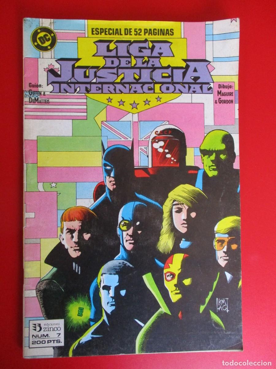 C&oacute;mics: LIGA DE LA JUSTICIA / INTERNACIONAL / AMERICA (1988, ZINCO) 7 &middot; X-1988 &middot; LIGA DE LA JUSTICIA INTERNA