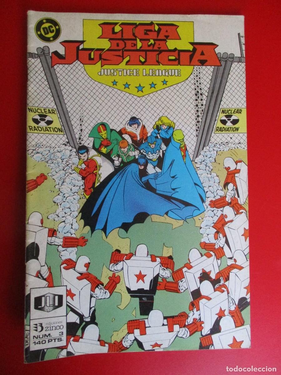 C&oacute;mics: LIGA DE LA JUSTICIA / INTERNACIONAL / AMERICA (1988, ZINCO) 3 &middot; VI-1988 &middot; LIGA DE LA JUSTICIA