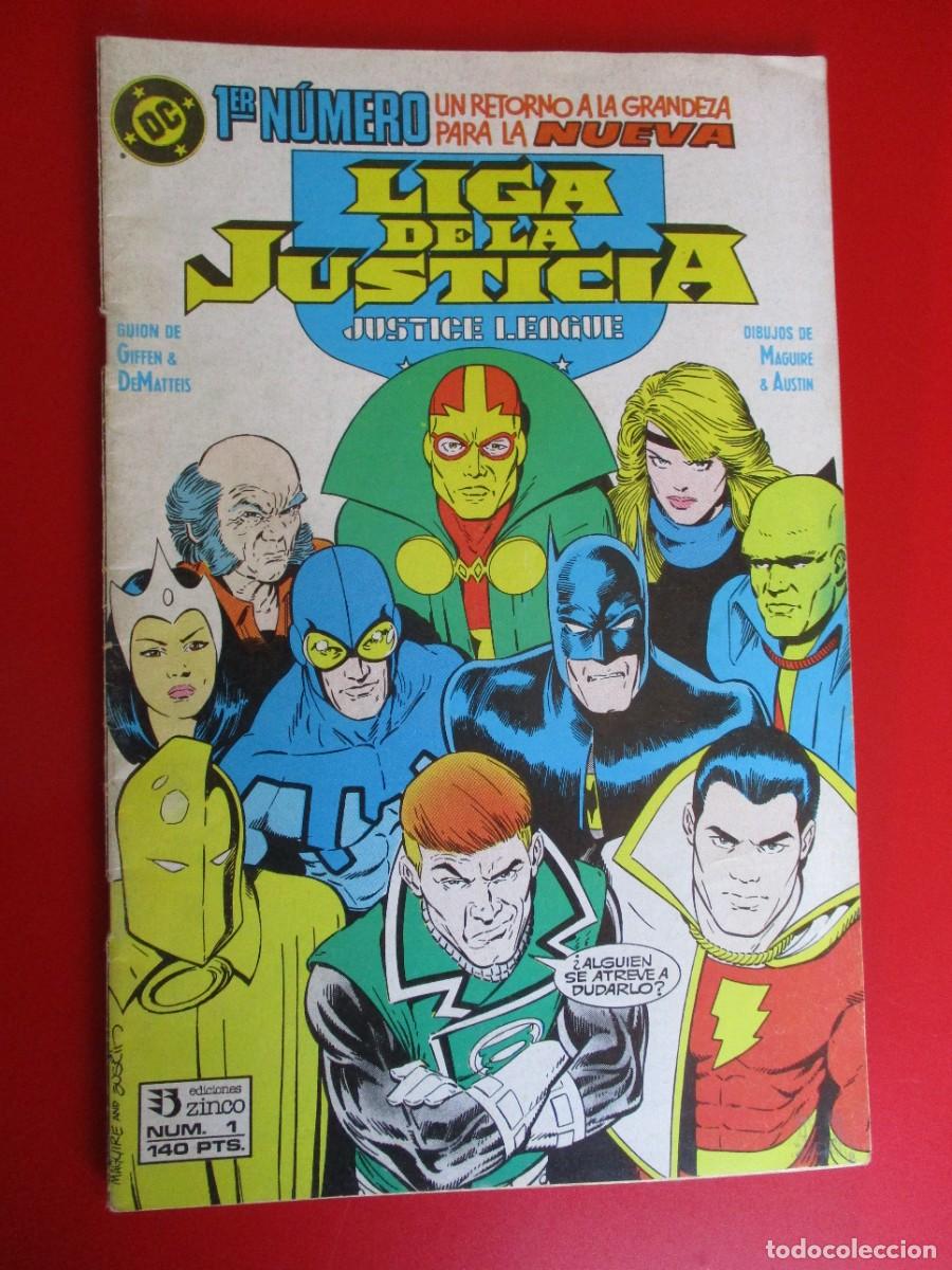 C&oacute;mics: LIGA DE LA JUSTICIA / INTERNACIONAL / AMERICA (1988, ZINCO) 1 &middot; IV-1988 &middot; LIGA DE LA JUSTICIA