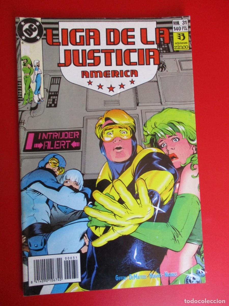 C&oacute;mics: LIGA DE LA JUSTICIA / INTERNACIONAL / AMERICA (1988, ZINCO) 31 &middot; X-1990 &middot; LIGA DE LA JUSTICIA AMERIC
