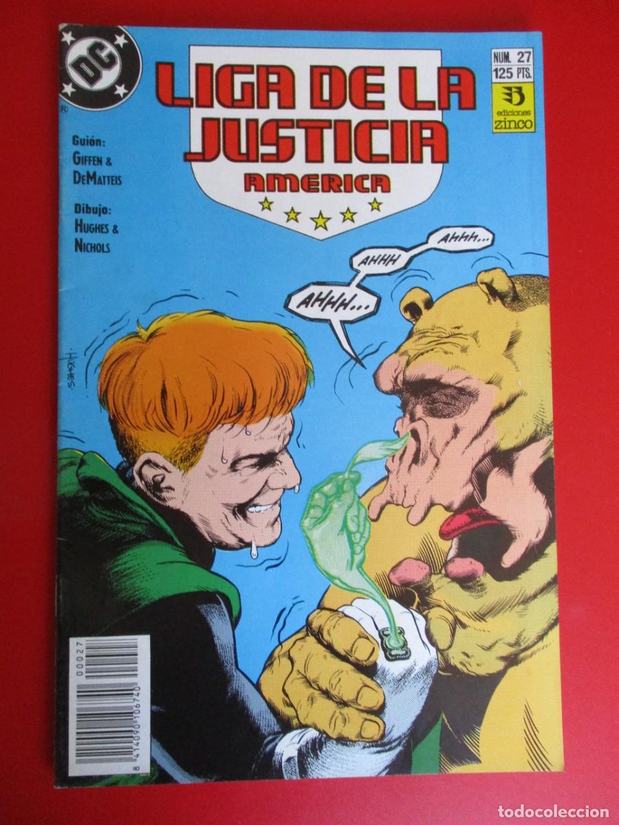 C&oacute;mics: LIGA DE LA JUSTICIA / INTERNACIONAL / AMERICA (1988, ZINCO) 27 &middot; VI-1990 &middot; LIGA DE LA JUSTICIA AMERI
