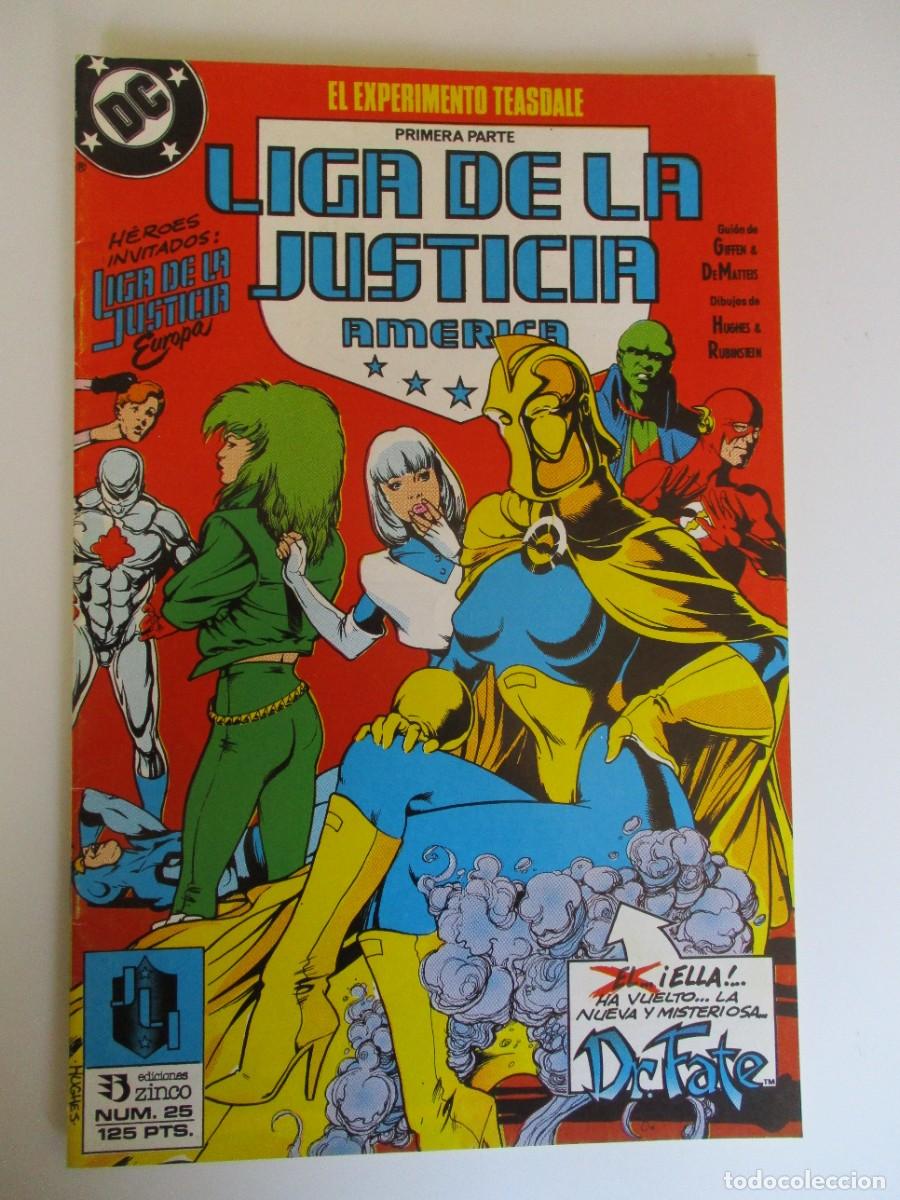 C&oacute;mics: LIGA DE LA JUSTICIA / INTERNACIONAL / AMERICA (1988, ZINCO) 25 &middot; IV-1990 &middot; LIGA DE LA JUSTICIA AMERI