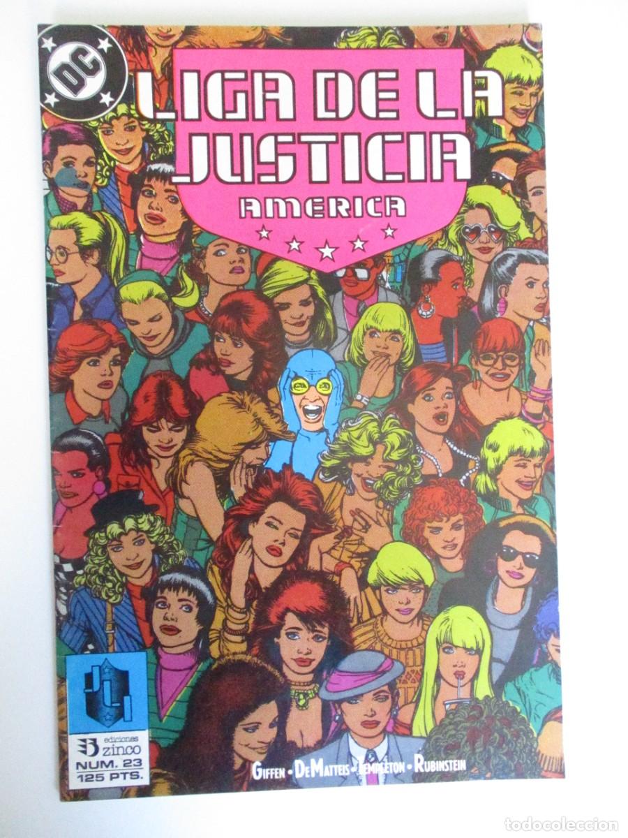 C&oacute;mics: LIGA DE LA JUSTICIA / INTERNACIONAL / AMERICA (1988, ZINCO) 23 &middot; II-1990 &middot; LIGA DE LA JUSTICIA AMER