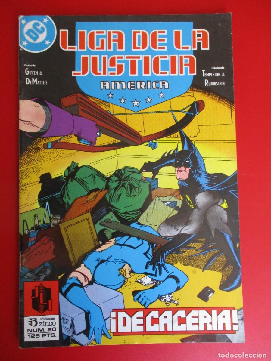 C&oacute;mics: LIGA DE LA JUSTICIA / INTERNACIONAL / AMERICA (1988, ZINCO) 20 &middot; XI-1989 &middot; LIGA DE LA JUSTICIA AMER