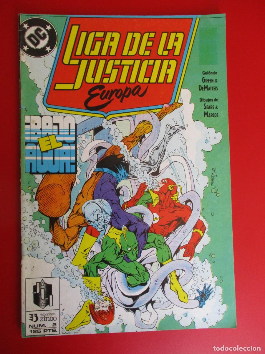 C&oacute;mics: LIGA DE LA JUSTICIA EUROPA (1989, ZINCO) 2 &middot; 1989 &middot; LIGA DE LA JUSTICIA EUROPA