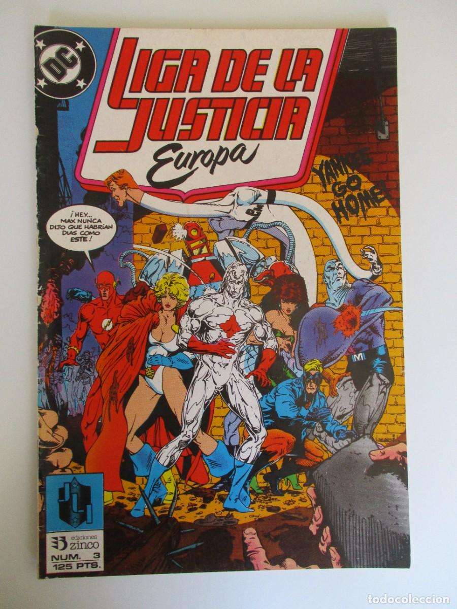 C&oacute;mics: LIGA DE LA JUSTICIA EUROPA (1989, ZINCO) 3 &middot; 1989 &middot; LIGA DE LA JUSTICIA EUROPA