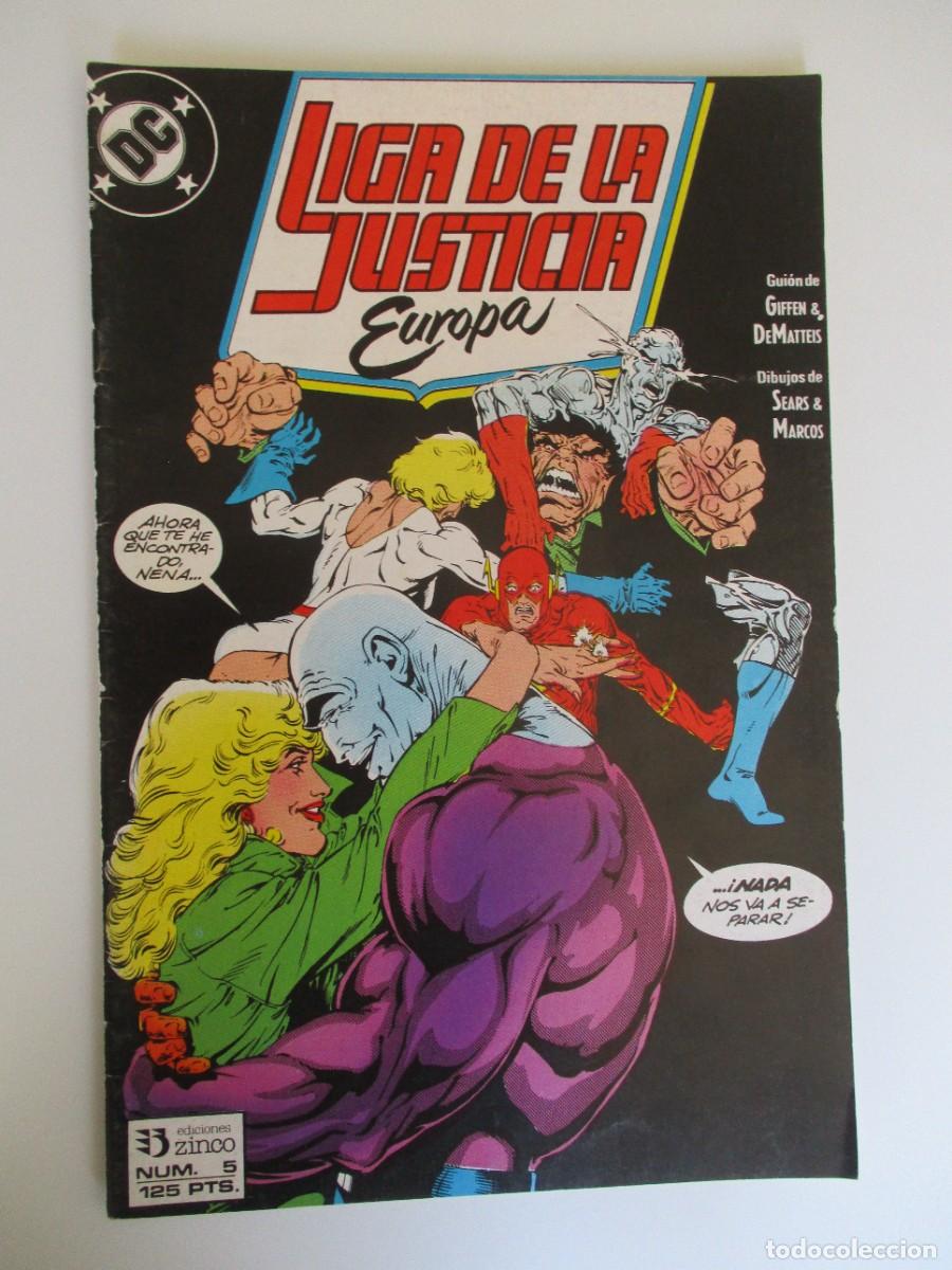 C&oacute;mics: LIGA DE LA JUSTICIA EUROPA (1989, ZINCO) 5 &middot; 1989 &middot; LIGA DE LA JUSTICIA EUROPA