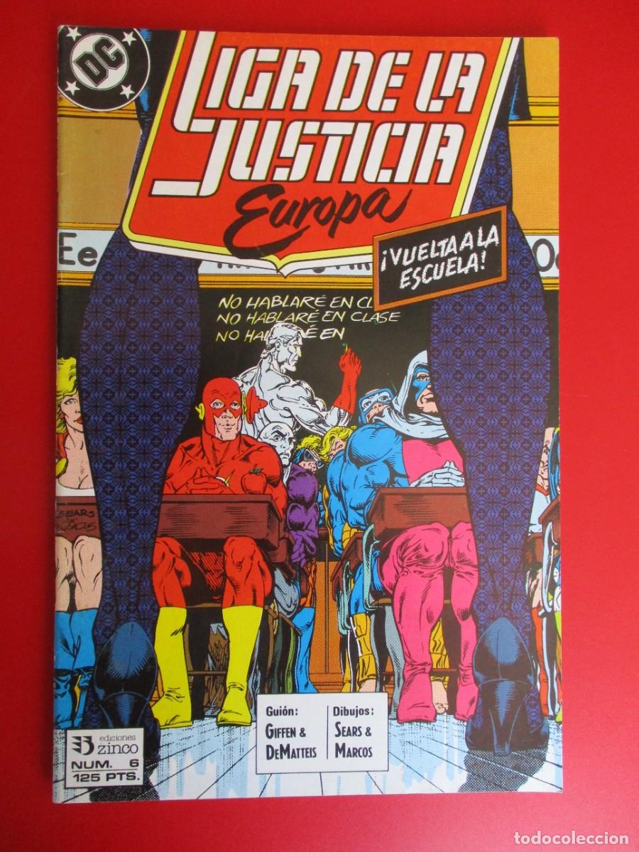 C&oacute;mics: LIGA DE LA JUSTICIA EUROPA (1989, ZINCO) 6 &middot; 1989 &middot; LIGA DE LA JUSTICIA EUROPA