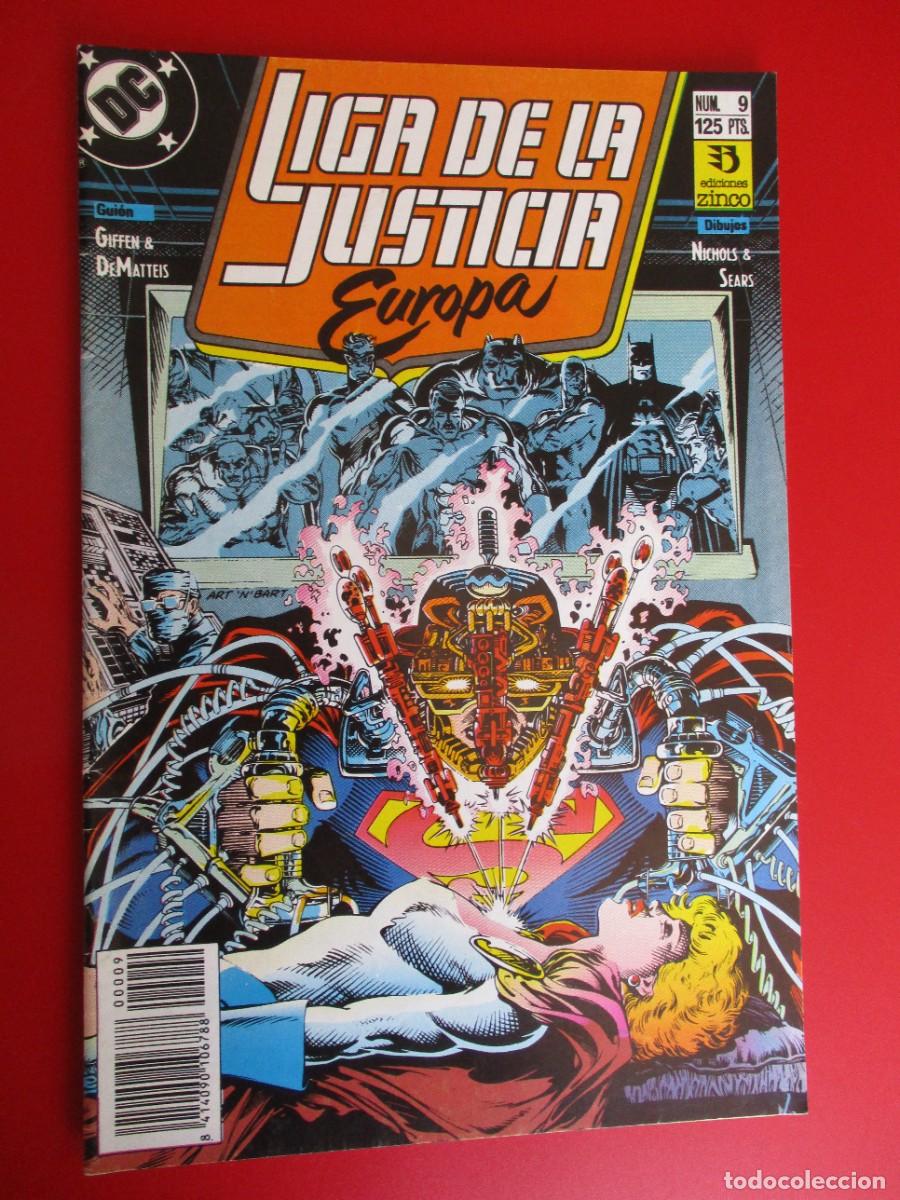 C&oacute;mics: LIGA DE LA JUSTICIA EUROPA (1989, ZINCO) 9 &middot; 1989 &middot; LIGA DE LA JUSTICIA EUROPA