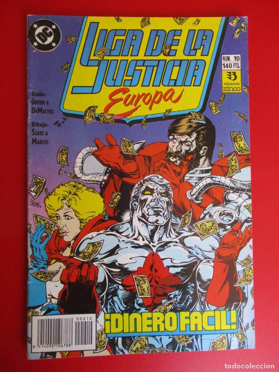 C&oacute;mics: LIGA DE LA JUSTICIA EUROPA (1989, ZINCO) 10 &middot; 1989 &middot; LIGA DE LA JUSTICIA EUROPA