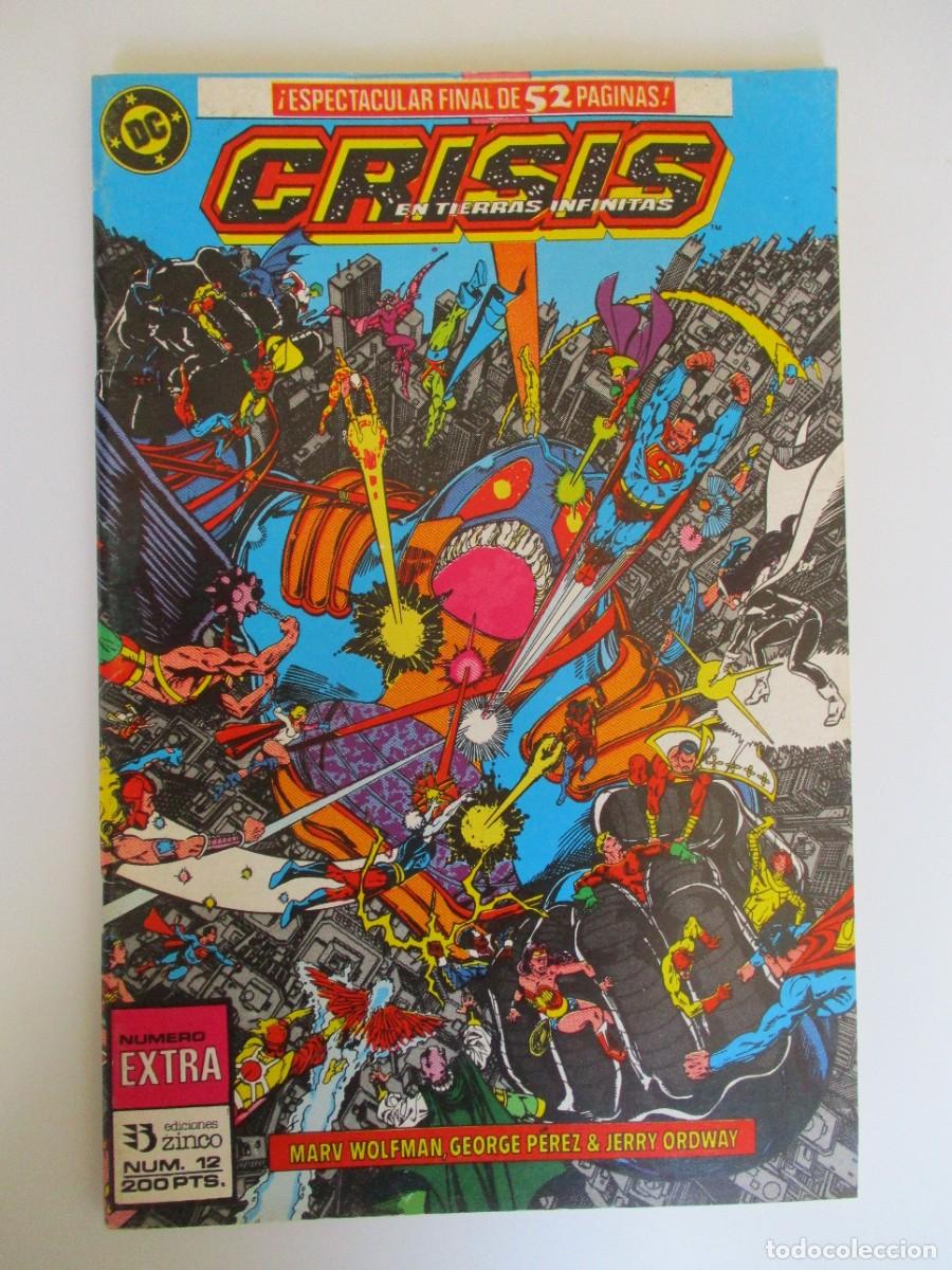 C&oacute;mics: CRISIS EN TIERRAS INFINITAS (1987, ZINCO) 12 &middot; 1987 &middot; EXTRA DE 52 PAGINAS