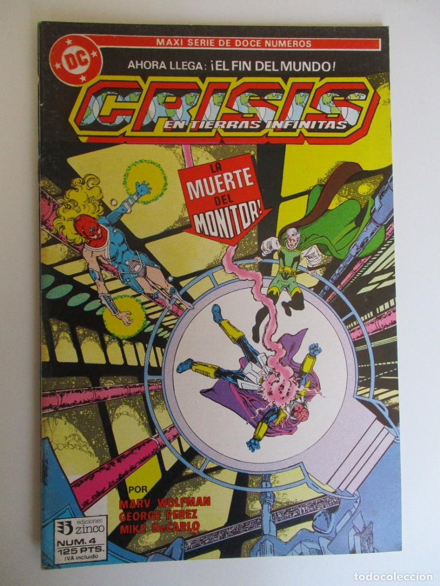 C&oacute;mics: CRISIS EN TIERRAS INFINITAS (1987, ZINCO) 4 &middot; 1987 &middot; CRISIS EN TIERRAS INFINITAS