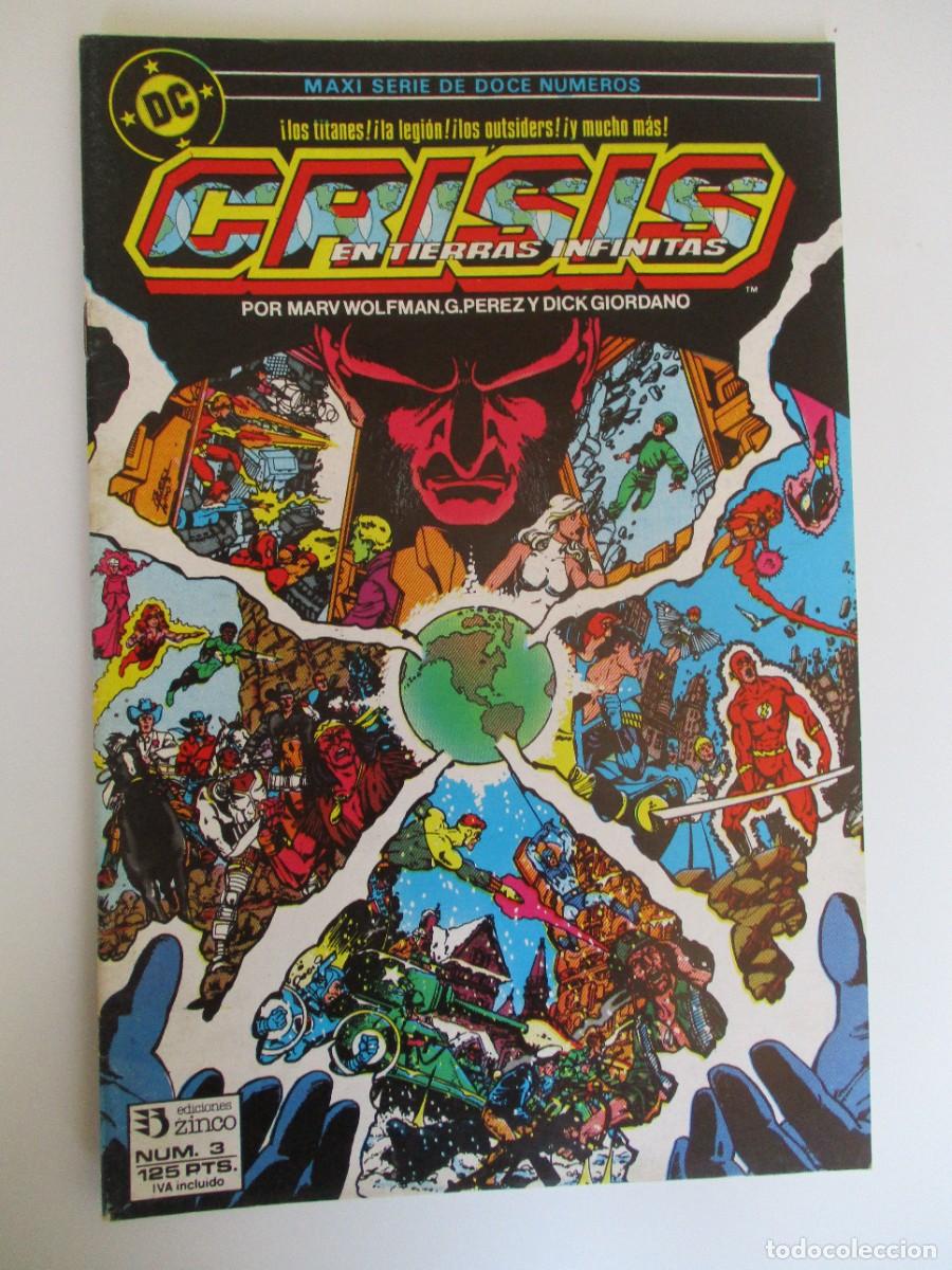 C&oacute;mics: CRISIS EN TIERRAS INFINITAS (1987, ZINCO) 3 &middot; 1987 &middot; CRISIS EN TIERRAS INFINITAS