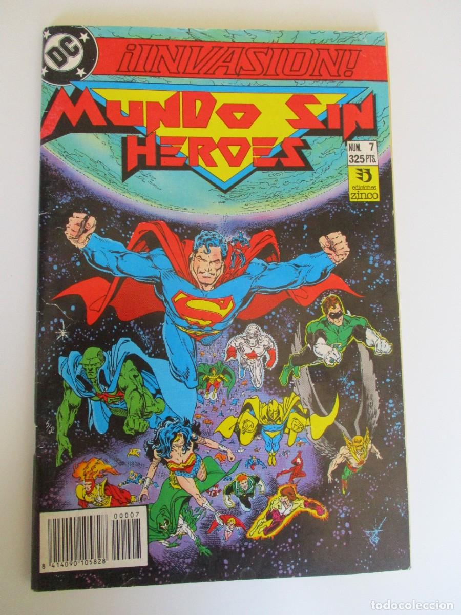C&oacute;mics: INVASION (1990, ZINCO) 7 &middot; 1990 &middot; MUNDO SIN HEROES