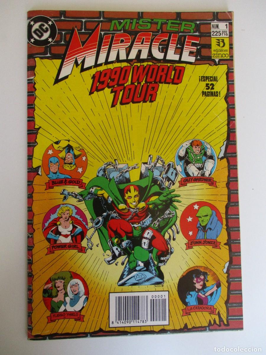 C&oacute;mics: MISTER MIRACLE (1990, ZINCO) 1 &middot; IX-1990 &middot; 1990 WORLD TOUR
