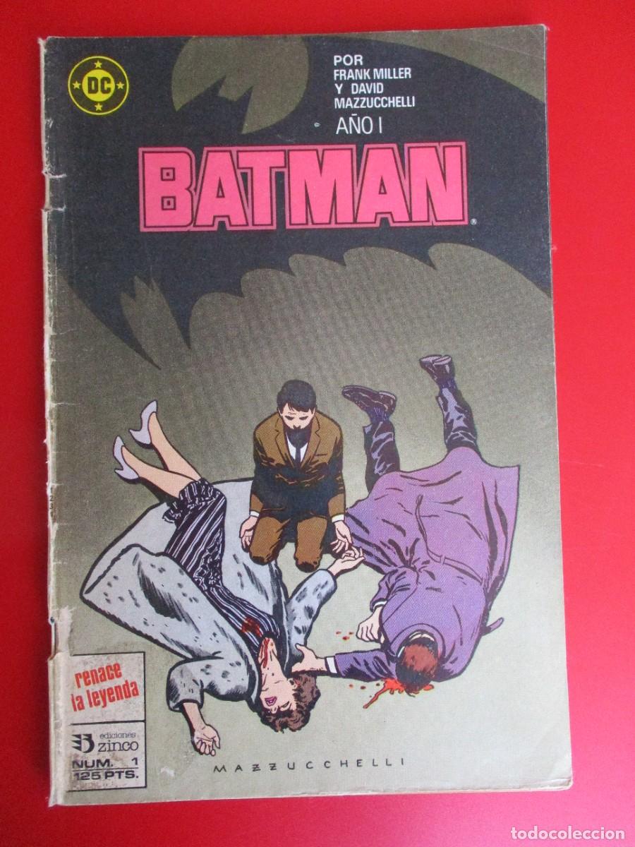 C&oacute;mics: BATMAN A&Ntilde;O UNO I DC ZINCO n&ordm; 1 POR FRANK MILLER Y DAVID MAZZUCCHELLI