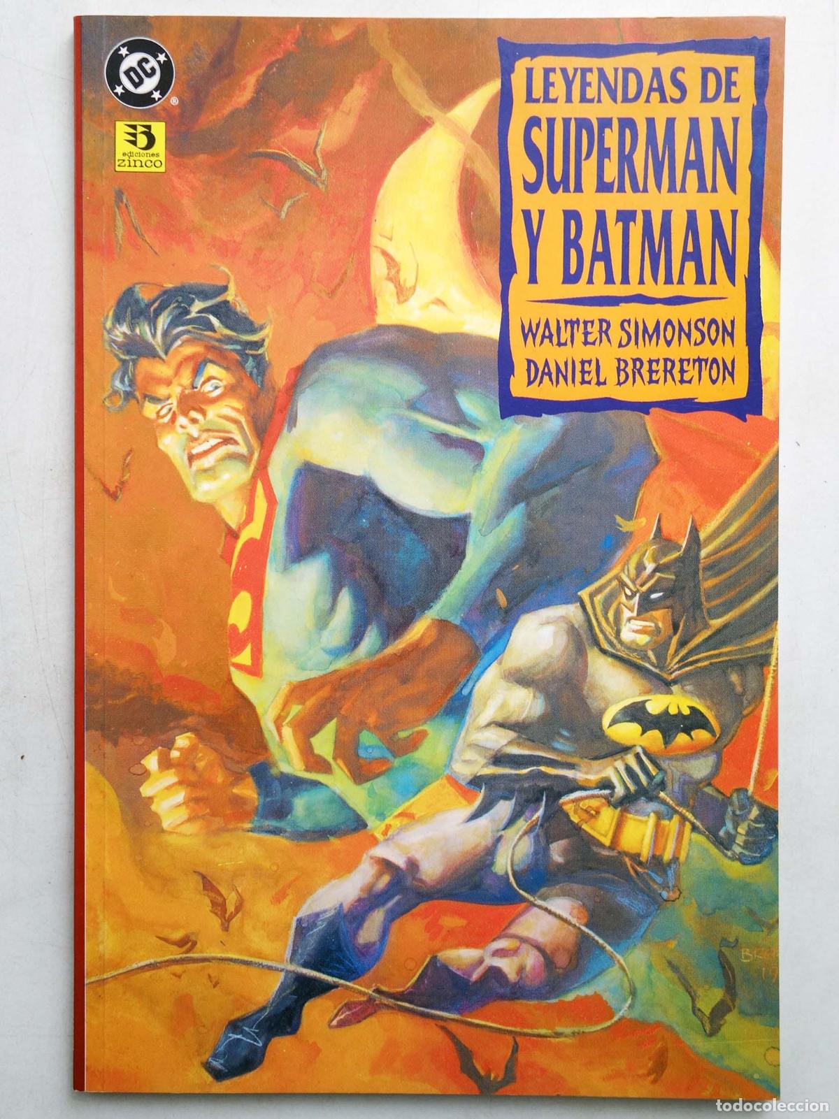 C&oacute;mics: LEYENDAS DE SUPERMAN Y BATMAN 2 (Walt Simonson/Daniel Brereton) Zinco, 1995