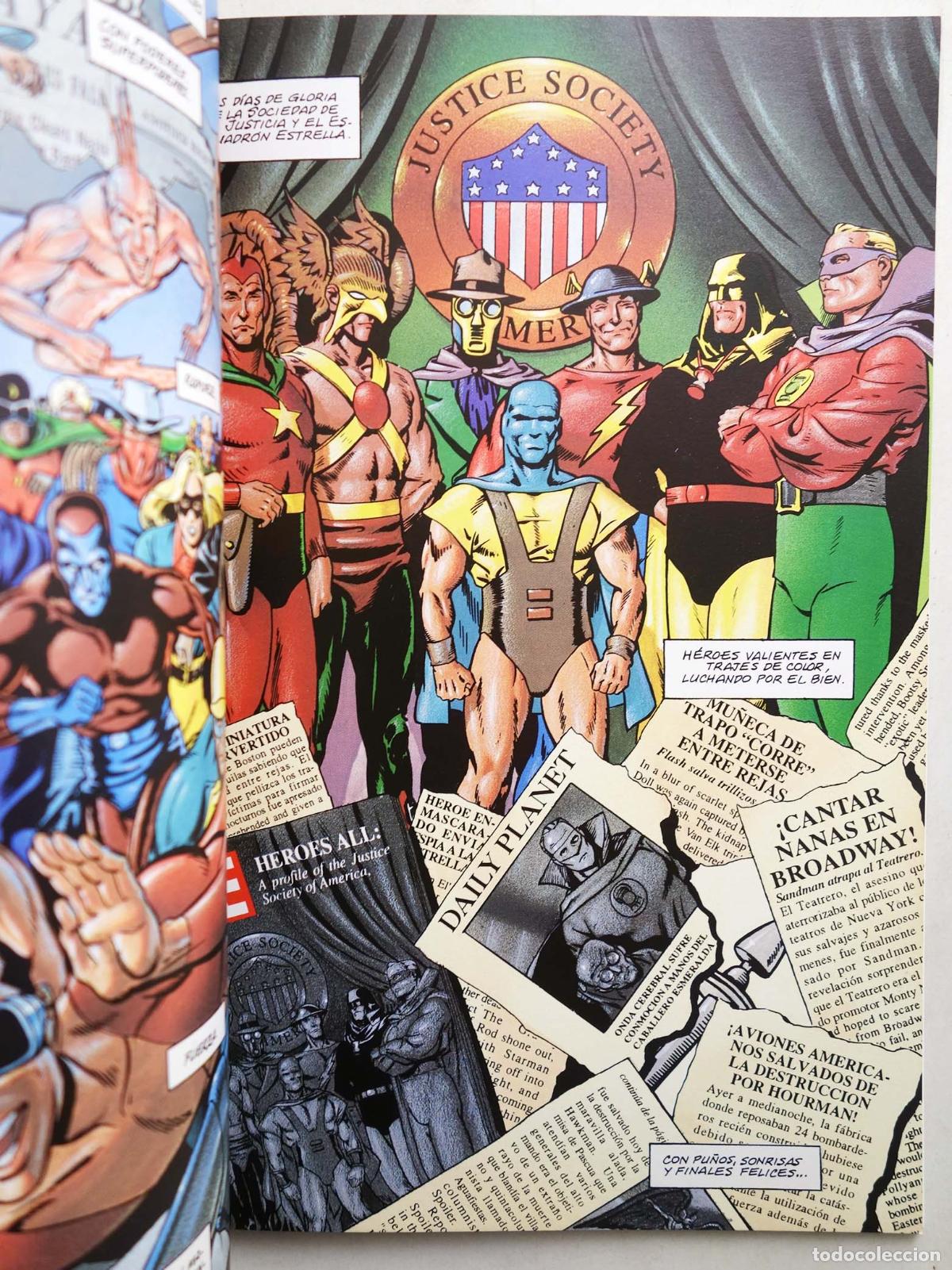 C&oacute;mics: JLA LA EDAD DE ORO 1 A 4. COMPLETA. Zinco, 1993 - Foto 7