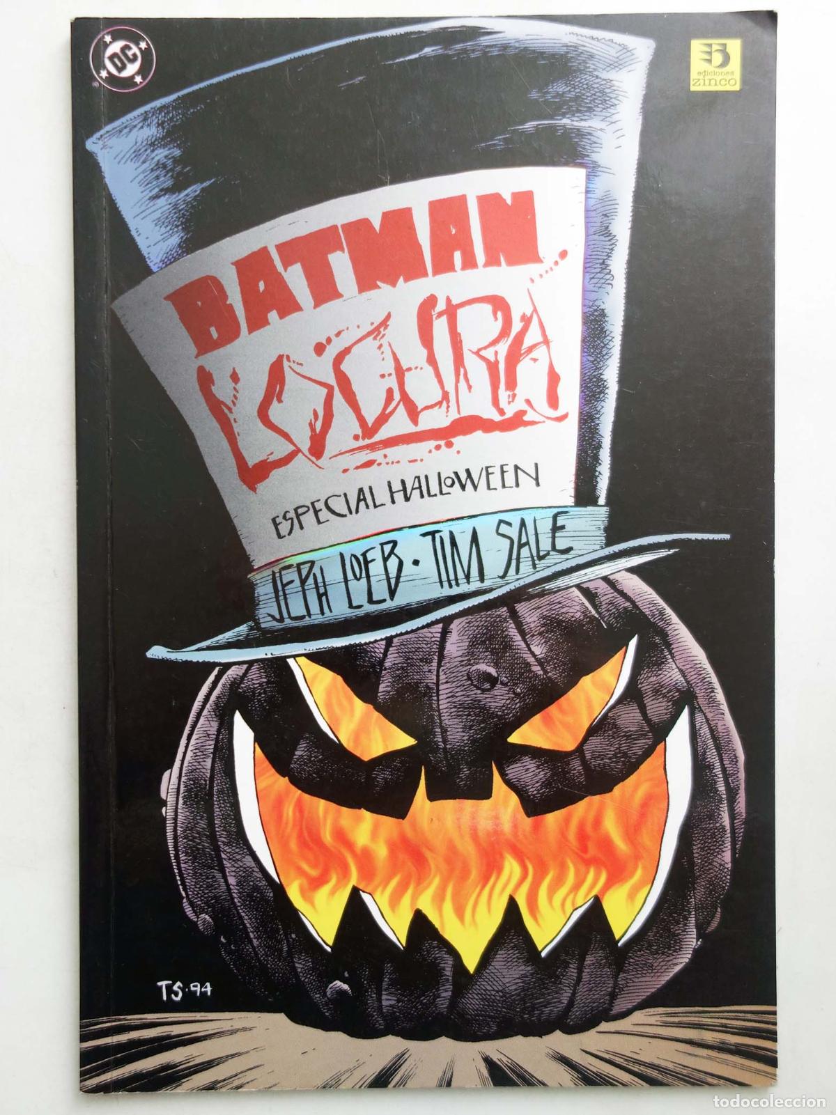 C&oacute;mics: BATMAN LOCURA ESPECIAL HALLOWEEN (Jeph Loeb/T. Sale) Zinco, 1996