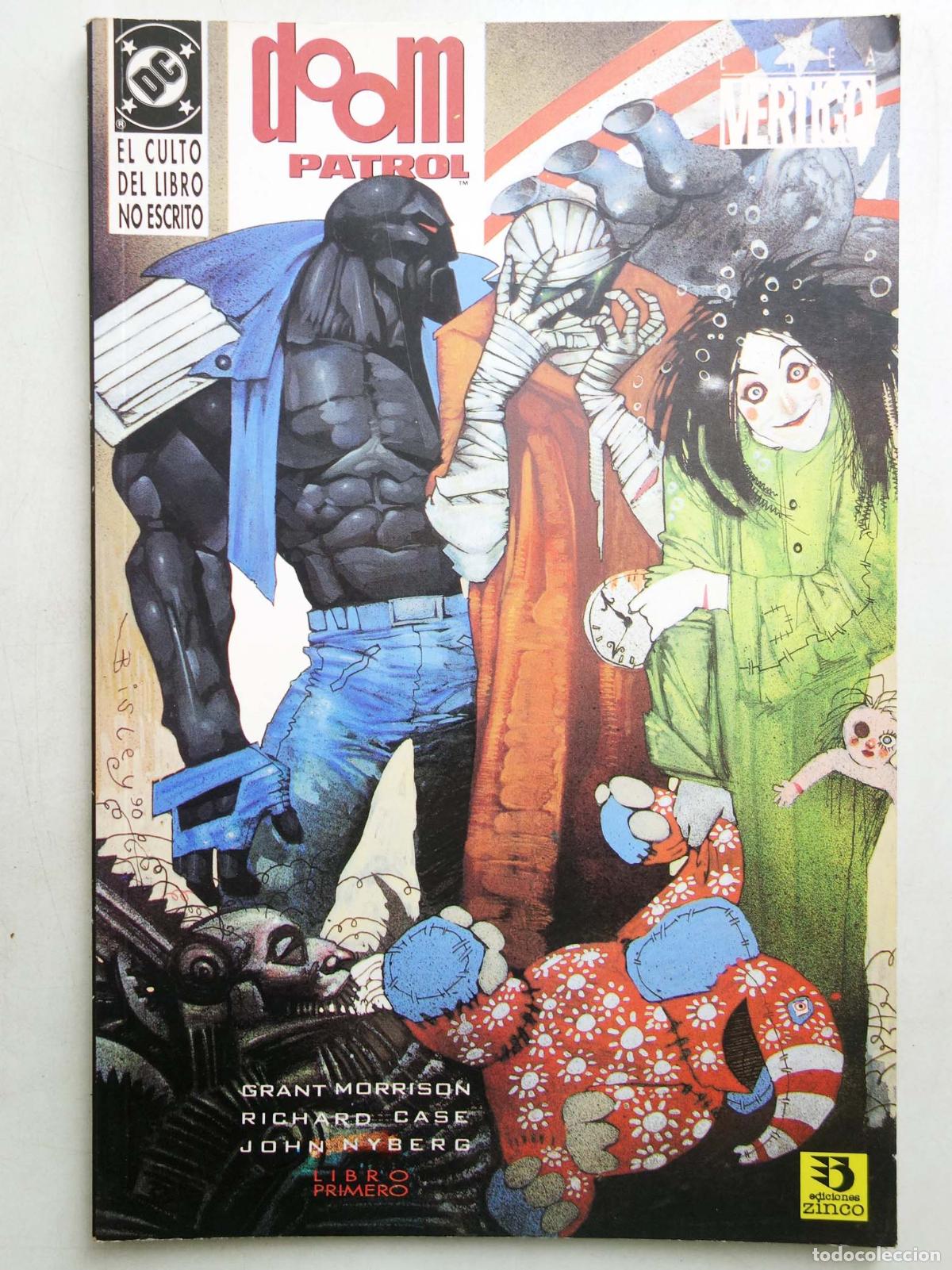 C&oacute;mics: DOOM PATROL. EL CULTO DEL LIBRO NO ESCRITO 2 (Grant Morrison/Richard Case) Zinco, 1993