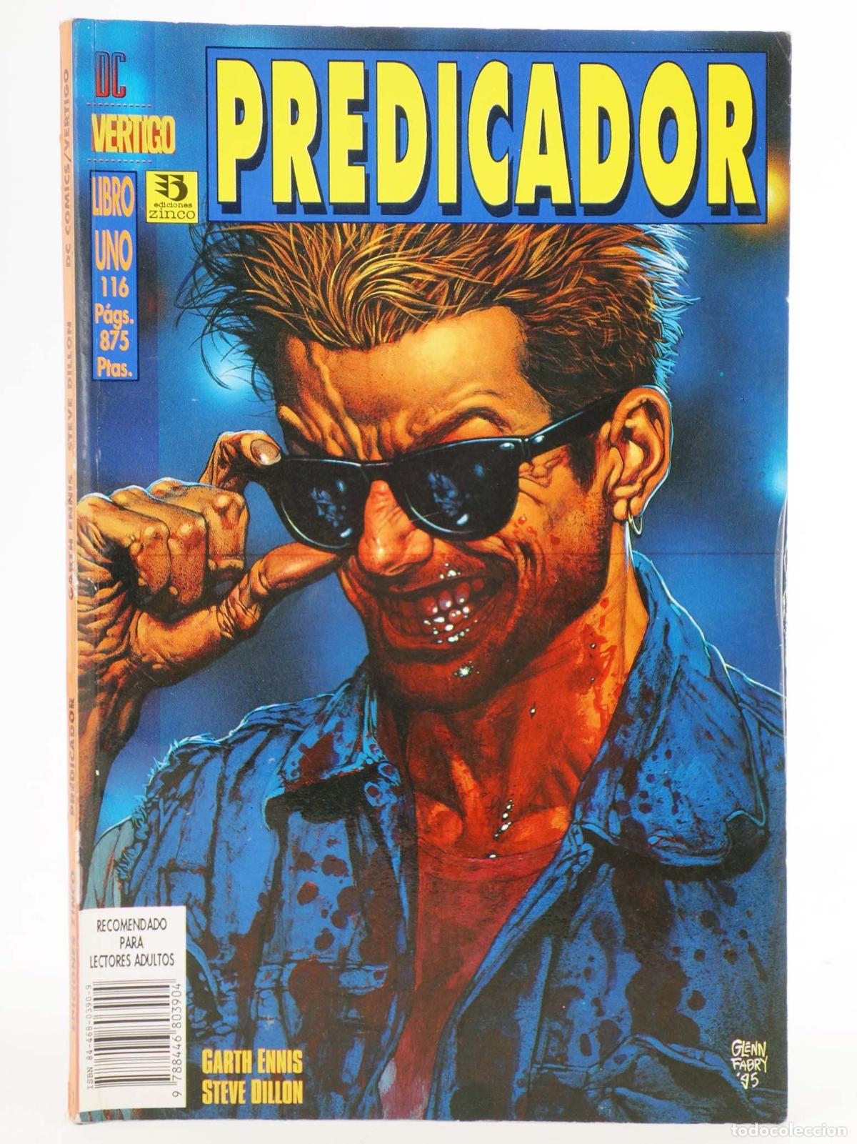 C&oacute;mics: PREDICADOR. LIBRO UNO (Garth Ennis/Steve Dillon) Zinco, 1996