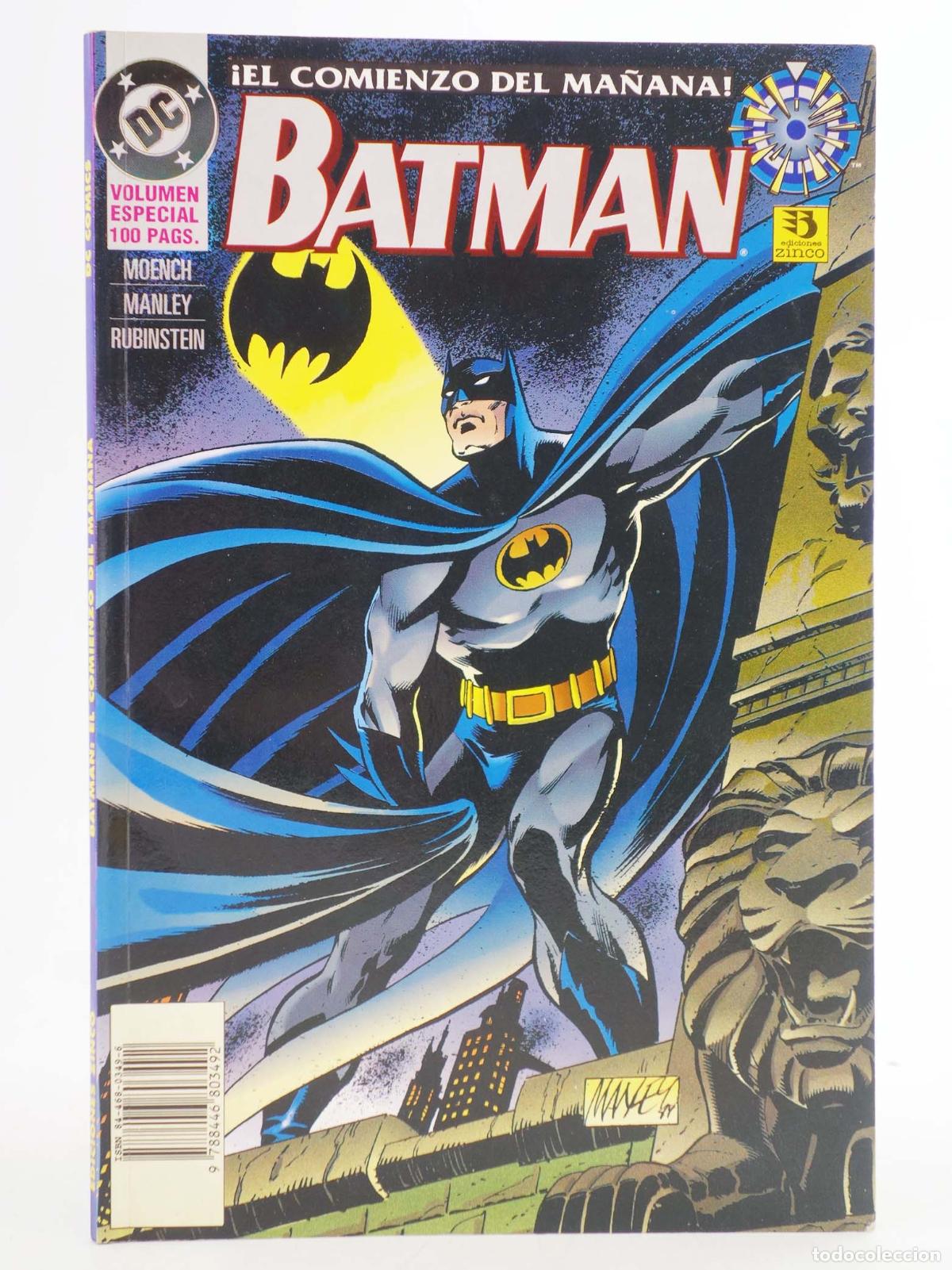 C&oacute;mics: BATMAN EL COMIENZO DEL MA&Ntilde;ANA (Doug Moench/Mike Manley) Zinco, 1995
